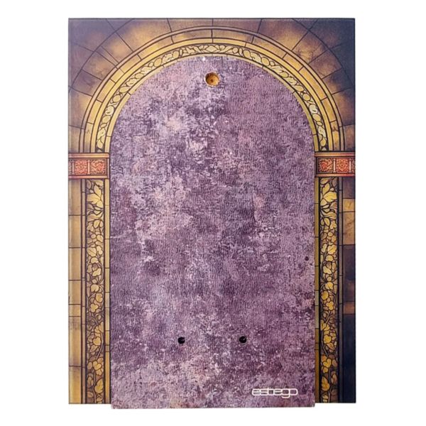 ŚWIĘTA RODZINA - obraz malowany na szkle - format 17 x 23.5 cm - ESV0321