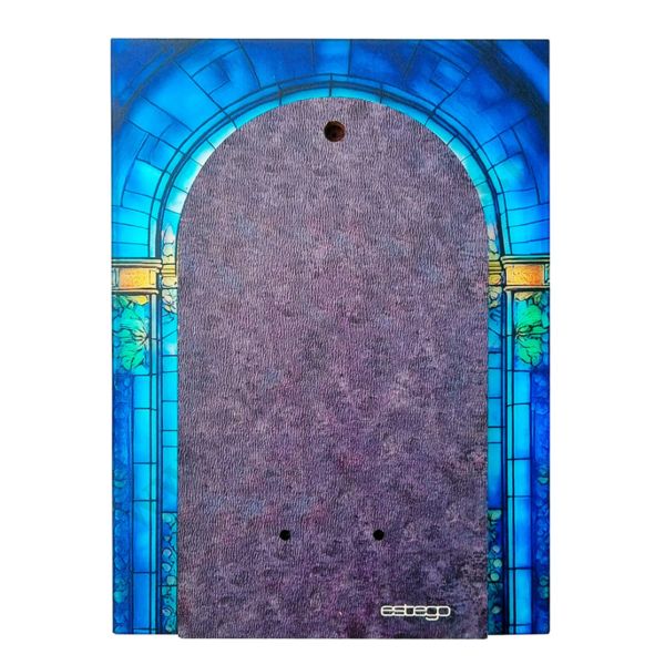 ŚWIĘTA RODZINA - obraz malowany na szkle - format 17 x 23.5 cm - ESV03217