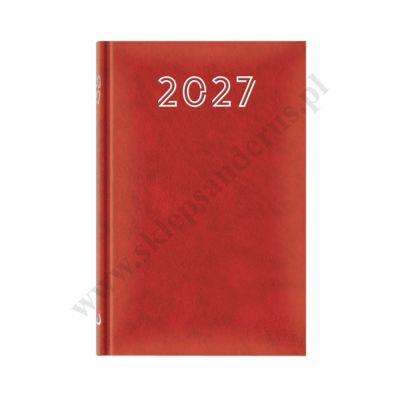 TERMINARZ 2027- STANDARD CZERWONY - FORMAT B6 - 89856