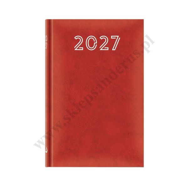 TERMINARZ 2027- STANDARD CZERWONY - FORMAT B6 - 89856