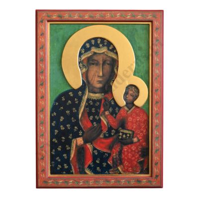 MATKA BOŻA CZĘSTOCHOWSKA - obraz 30 x 42 cm - 43289
