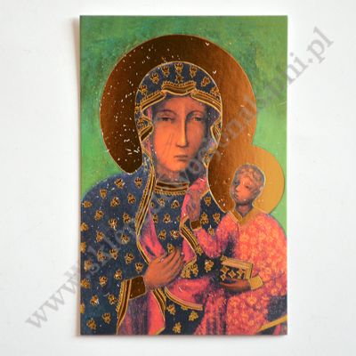 MATKA BOŻA CZĘSTOCHOWSKA - obrazek 6.5 x 10 cm - paczka 100 szt. - 87133