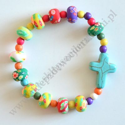 BRANSOLETKA NA RĘKĘ Z KRZYŻYKIEM - 64222