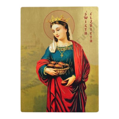 ŚW. ELŻBIETA - ikona 17 x 23 cm - 1070