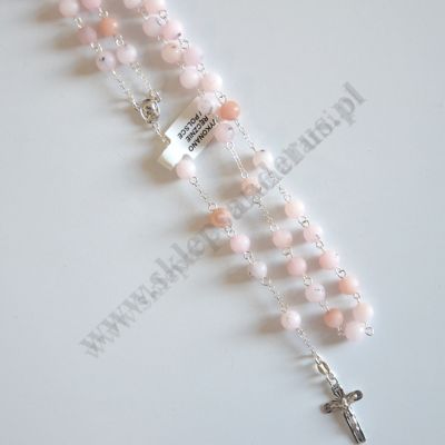 RÓŻANIEC OPAL RÓŻOWY - 60042