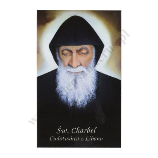 ŚWIĘTY CHARBEL- obrazek 6 x 10 cm - paczka 100 szt. - 38794