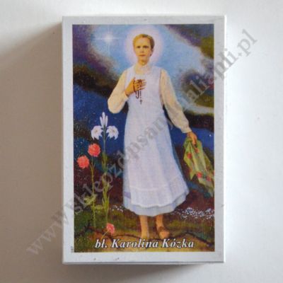 BŁ. KAROLINA KÓZKA - obrazek 6.5 x 10 cm - paczka 100 szt. - 11094