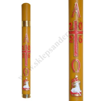 PASCHAŁ PARAFINOWO-WOSKOWY Z NADSTAWKĄ - wys.100 cm - 88513