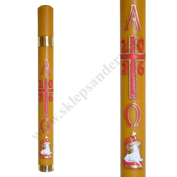 PASCHAŁ PARAFINOWO-WOSKOWY Z NADSTAWKĄ - wys.100 cm - 88513