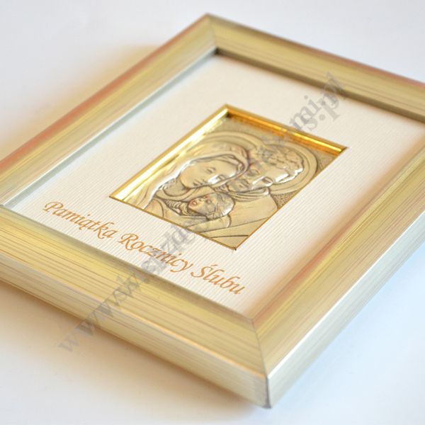 ŚWIĘTA RODZINA - pamiątka rocznicy ślubu - format 12.6 x 14.5 cm - 0178