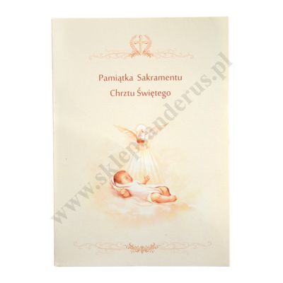 PAMIĄTKA CHRZTU ŚWIĘTEGO - teczka 15.9 x 22.3 cm - 78389