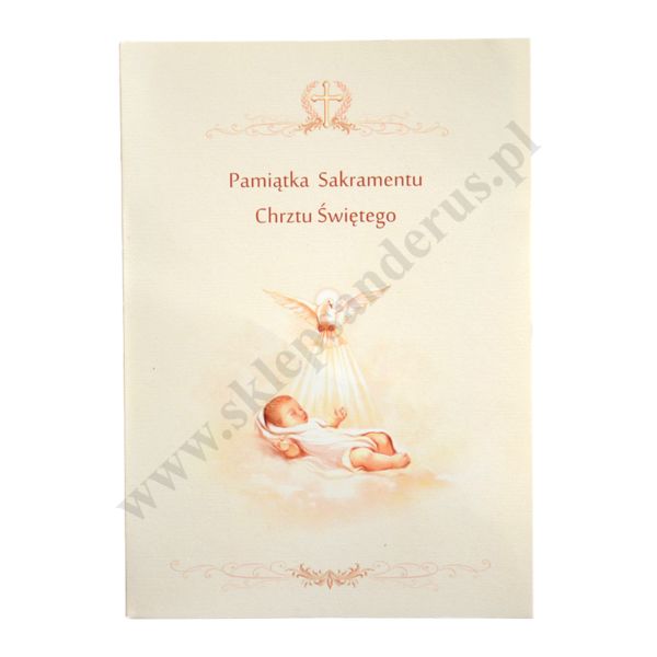 PAMIĄTKA CHRZTU ŚWIĘTEGO - teczka 15.9 x 22.3 cm - 78389
