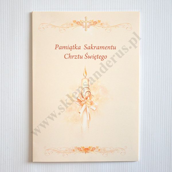 PAMIĄTKA CHRZTU ŚWIĘTEGO - teczka 16 x 22.3 cm - 88136