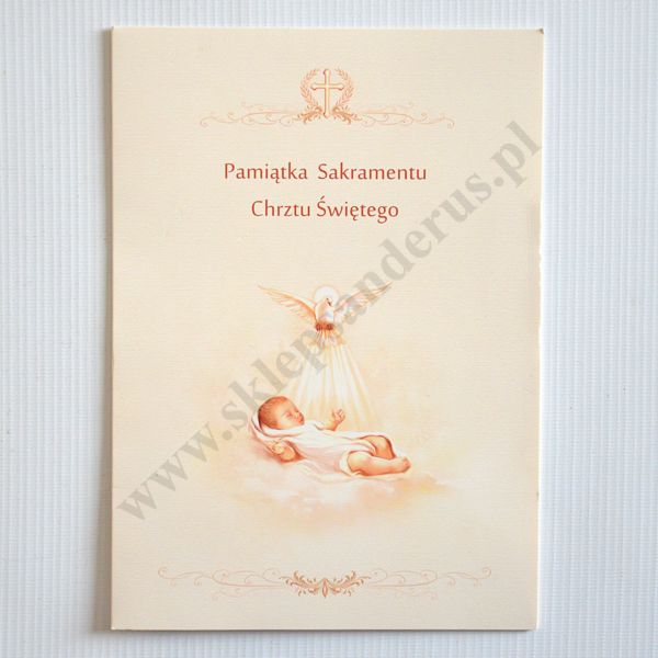 PAMIĄTKA CHRZTU ŚWIĘTEGO - teczka 16 x 22.3 cm - 88142