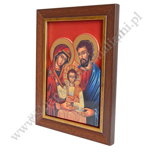ŚWIĘTA RODZINA - ceramika w ramie 21.4 x 28.2 cm - 82653