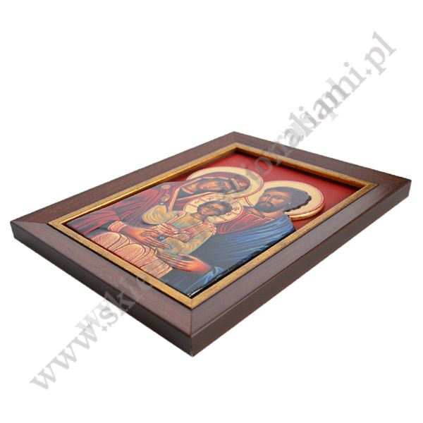 ŚWIĘTA RODZINA - ceramika w ramie 21.4 x 28.2 cm - 82653