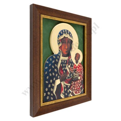 MATKA BOŻA CZĘSTOCHOWSKA - obraz 27 x 21 cm - 0987
