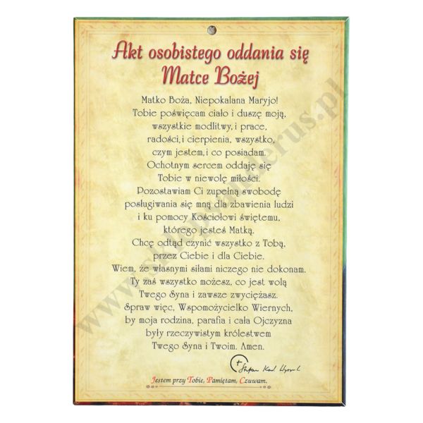 MATKA BOŻA CZĘSTOCHOWSKA - obrazek 14.5 x 21 cm - 47479