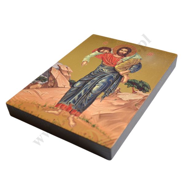 PAN JEZUS DOBRY PASTERZ - ikona 17 x 23 cm - 9408