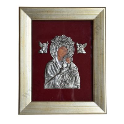 MATKA BOŻA NIEUSTAJĄCEJ POMOCY - metaloplastyka 18.4 x 22.5 cm - 50799