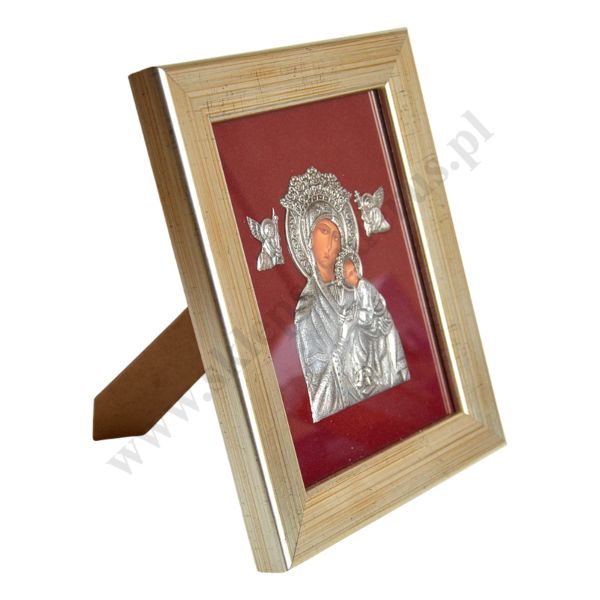 MATKA BOŻA NIEUSTAJĄCEJ POMOCY - metaloplastyka 18.4 x 22.5 cm - 50799