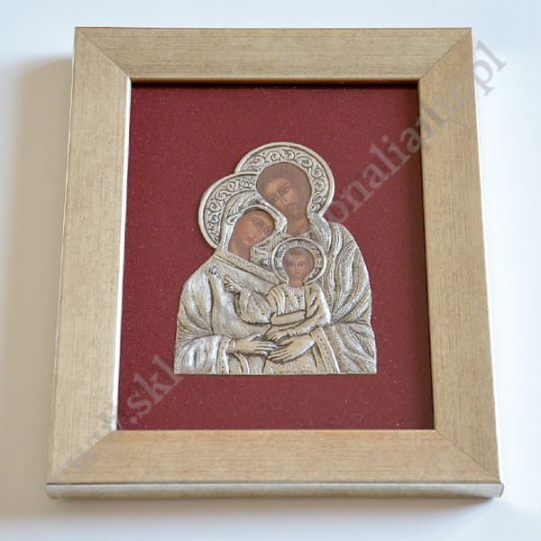 ŚWIĘTA RODZINA - metaloplastyka 18.2 x 22.5 cm - 50801