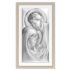 ŚWIĘTA RODZINA - OBRAZEK SREBRNY 13 x 22 cm - 6380/2XTP