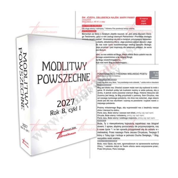 MODLITWY POWSZECHNE NA ROK LITURGICZNY A (2025/2026) - WKŁAD BEZ SEGREGATORA