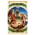 OBRAZEK KOLĘDOWY BROKAT - format 6.2 x 10.4 cm - PACZKA 100 szt. - 80999