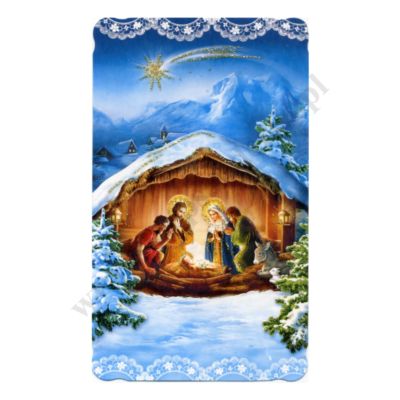 OBRAZEK KOLĘDOWY BROKAT - PACZKA 100 szt. - 51138