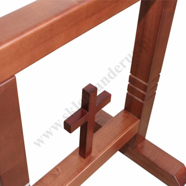 KATAFALK DREWNIANY DWUCZĘŚCIOWY - wys. 73.5 cm - 43280