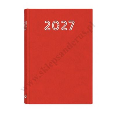 TERMINARZ 2027 - A5 - STANDARD CZERWONY - 72047