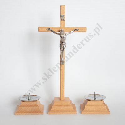 KOMPLET KOLĘDOWY DREWNIANY - 65036