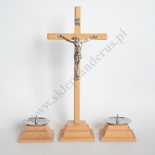 KOMPLET KOLĘDOWY DREWNIANY - 65036