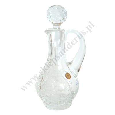 AMPUŁKA MSZALNA KRYSZTAŁOWA NA WINO - wys. 18 cm - 76820