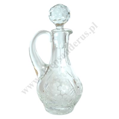 AMPUŁKA MSZALNA KRYSZTAŁOWA NA WINO - wys. 18 cm - 76820