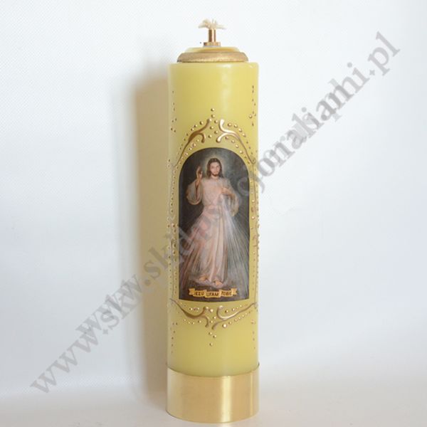 ŚWIECA OŁTARZOWA OLEJOWA - wys. 30 cm - 6989
