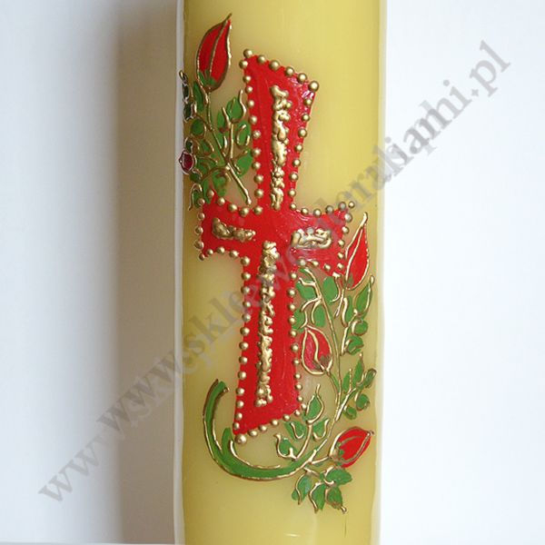 ŚWIECA OŁTARZOWA OLEJOWA - wys. 30 cm - 76913