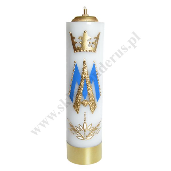 ŚWIECA OŁTARZOWA OLEJOWA - wys. 30 cm - 0585