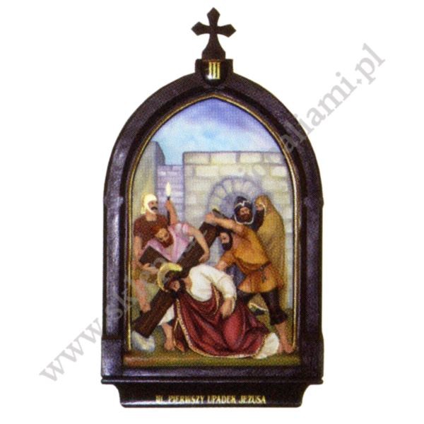 STACJE DROGI KRZYŻOWEJ - 51 x 90 cm - komplet figur - 50148