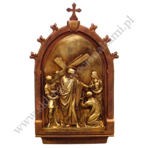 STACJE DROGI KRZYŻOWEJ - 51 x 90 cm - komplet figur - 50167