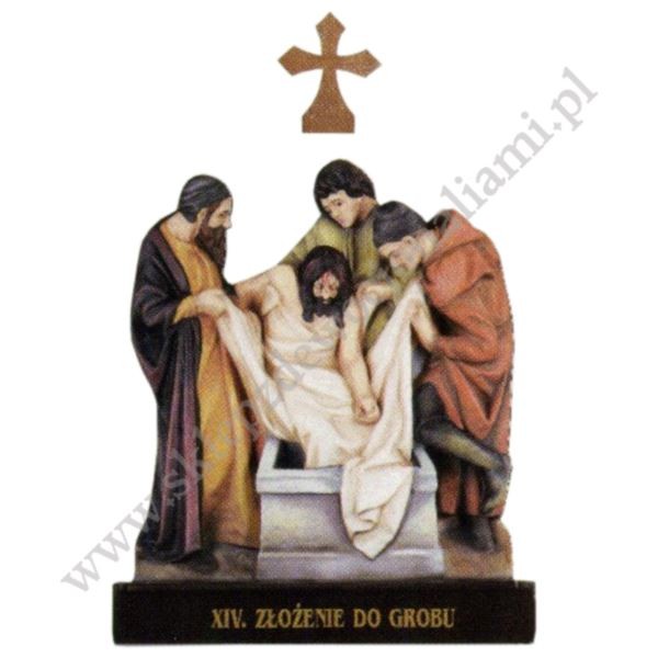 STACJE DROGI KRZYŻOWEJ - 36 x 52 cm - komplet figur - 50168