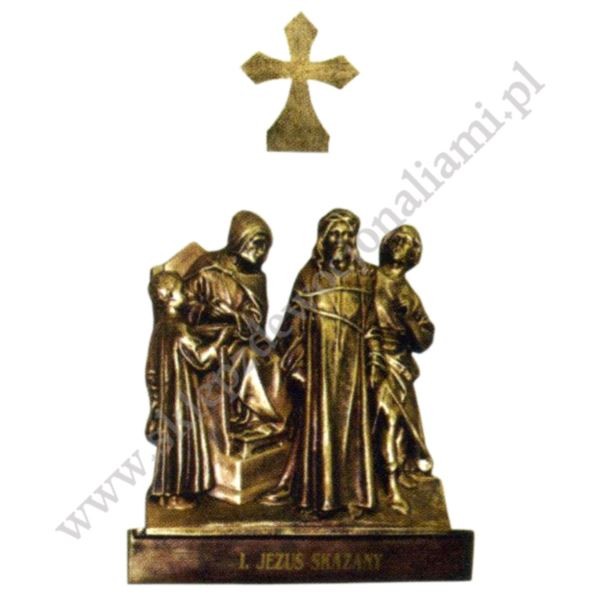 STACJE DROGI KRZYŻOWEJ - 36 x 52 cm - komplet figur - 50170