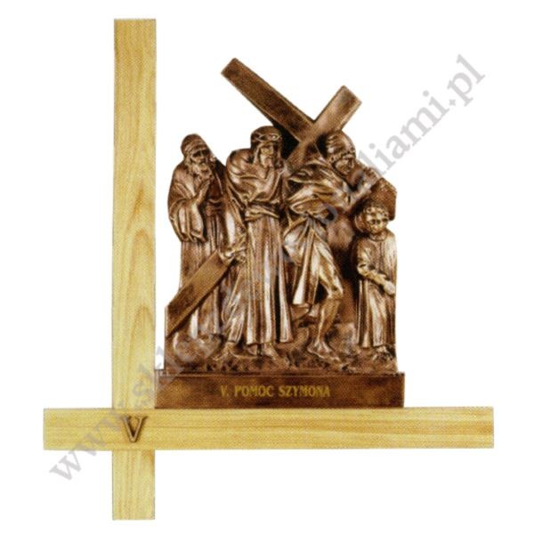 STACJE DROGI KRZYŻOWEJ - 65 x 72 cm - komplet figur - 50174