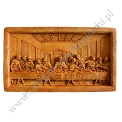 OSTATNIA WIECZERZA - płaskorzeźba 39.7 x 22.6 cm - 5972