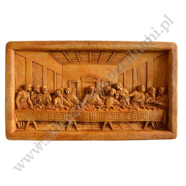 OSTATNIA WIECZERZA - płaskorzeźba 39.7 x 22.6 cm - 5972