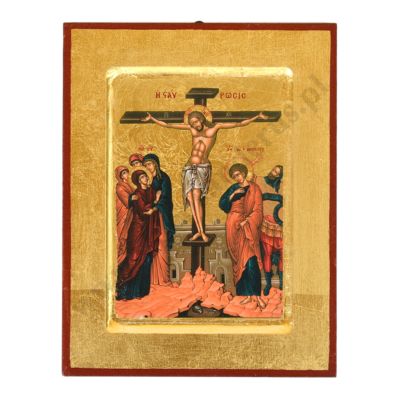 UKRZYŻOWANIE PANA JEZUSA - ikona 14 x 18 cm - 74693