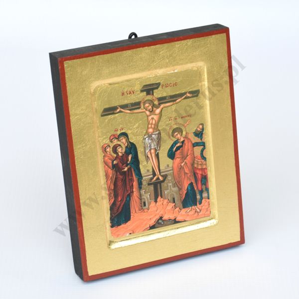 UKRZYŻOWANIE PANA JEZUSA - ikona 14 x 18 cm - 74693