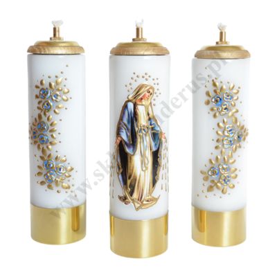 ŚWIECE MARYJNE - wys. 20 cm - komplet - 73954