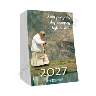 KALENDARZ ZDZIERAK NA 2027 ROK Z PLECAMI
